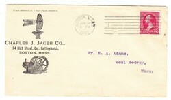 ILLUSTRATED WIND MILL ADVERTISING-2c WASH-BOSTON ...