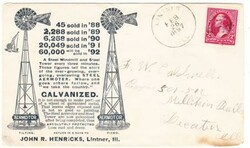D.P.O.-ILLUSTRATED WIND MILL ADVERTISING-LINTNER(Platt ...