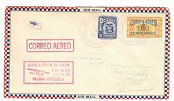 Panama Sc#237,#C3-FIRST FLIGHT Mu#49-COLON MAR/4/1930-AIR MAIL TO ...