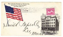 2c BUREAU ISSUE-SPANISH AMERICAN WAR PATRIOTIC-THE PAPER & TWINE ...