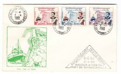 Cambodia PORT SIHANOUK ISSUE-CAMBODIAN VALUE ERROR-Sc#76a,#77a ...
