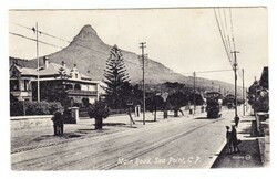 South Africa SG#4-CAPE TOWN 1/SEP/22-Postcard view MAIN ROAD,SEA ...