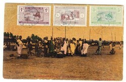 Mauritania Sc#18,#21-MIXED-Senagal Sc#81-SAINT LOUIS ...