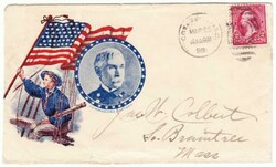 2c BUREAU-SPANISH AMERICAN WAR PATRIOTIC-SAILOR FLAGSHIP`S RIGGING ...