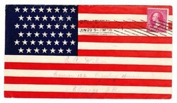 2c BUREAU-SPANISH AMERICAN WAR PATRIOTIC-ALLOVER 45 STAR ...