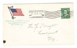 1c BUREAU-Sc#279-SPANISH AMERICAN WAR PATRIOTIC-BICOLOR FLAG-SCRATOM ...