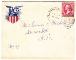 2c BUREAU-SPANISH AMERICAN WAR PATRIOTIC-EAGLE SHIELD BICOLOR ...