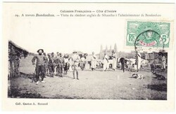 Ivory Coast Sc#24(single frank)-SOUBRE COTE D`IVOIRE-Postcard View A ...