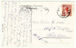 Danish West Indies Sc#32(single frank)-ST THOMAS-3/12/1907-Postcard ...