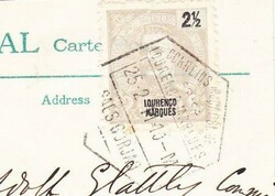 Lourenco Marques Sc#30(single frank)-CAES GORJAO-25/2/11-Postcard ...