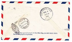 LINDBERGH AAMC#81-MIAMI FLA NOV/19/1931-TO KINGSTON JAMAICA-DUAL ...