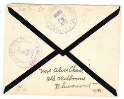 UPPERVILLE(Faquier County)VIRGINIA-JUN/3/1908-DOUANE CANCEL-BLACK ...