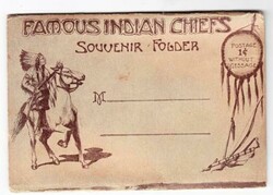 FAMOUS INDIAN CHIEFS SOUVENIR FOLDER-22 DIFFERENTS ...