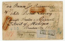 North German Confederation Sc#25(pair)PEN ...