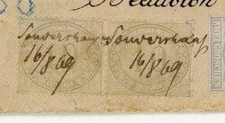 North German Confederation Sc#25(pair)PEN ...