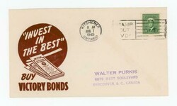 Canada SG#389-COIL STAMP-WWII PATRIOTIC-INVEST IN THE BEST-BUY ...