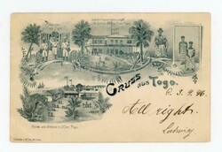 TOGO FORERUNNER-Germany Sc#48-KLEIN POPO-4/9/96-GRUSS aus TOGO ...