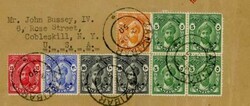 Zanzibar SG#317,#313(x2)#312(x2)#315,#311(x3)#310(block of ...