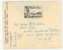 Ecuador GALAPAGOS ISLANDS-STAMPLESS-POST OFFICE GALAPAGOS-ILLUSTRATED ...