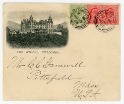 Great Britain SG#218,#220(x20-PITLOCHRY AU/28/08-SCOTLAND-ILLUSTRATED ...