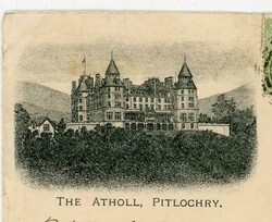 Great Britain SG#218,#220(x20-PITLOCHRY AU/28/08-SCOTLAND-ILLUSTRATED ...