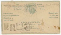 ILLUSTRATED KAEMPFER`S BIRD STORE-CHICAGO ILL-DEC/18/1899-FLAG ...