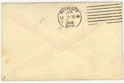 Danish West Indies Sc#43,#44(pair)-AMERICAN CONSULAR SERVICE/ST.TOMAS ...
