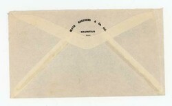 Mauritius SG#302(pair)-PERFIN(x8)-B.B.Co.-BLYTH BROTHERS &amp; Co.Ltd ...