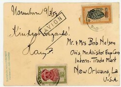 Ruanda~Urundi Sc#100,#112-USUMBURA-4/9/52-LOCAL POSTCARD VIEW-AIR ...