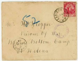 P.O.W.-BOER WAR-Cape of Good Hope SG#59-EASTERN T.P.O./UP-27/MY/01-TO ...