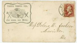 Sc#65-PORTLAND ME-SEP/26/1862-ILLUSTRATED KAPPA THETA PHI-MINOR ...