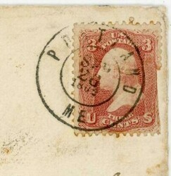 Sc#65-PORTLAND ME-SEP/26/1862-ILLUSTRATED KAPPA THETA PHI-MINOR ...