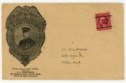 AMERICAN JIU~JITSU ILLUSTRATED ENVELOPE-S.J. JORGENSEN-2c FOURTH ...