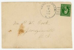 D.P.O.(1852~1955)-GEORGIAVILLE(Providence County)RHODE ...