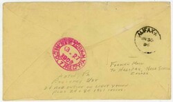EASTON(Northampton County)PENNSYLVANIA-MAR/27/1908-2c WASH POSTAL ...