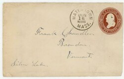 D.P.O.(1802~1909)-WATERTOWN(Middlesex ...