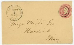 D.P.O.(1851~1975)-BARRE PLAINS(Worcester ...