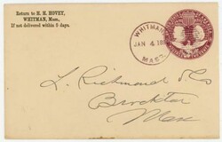 D.P.O.(1886~1907)-WHITMAN(1)-(Plymouth ...