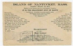 FRANKLIN(Norfolk County)MASSACHUSETTS-SEP/21/1904-PICTORIAL ISLAND OF ...