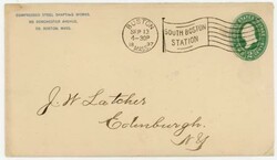 BOSTON MASSACHUSETTS-SOUTH BOSTON STATION FLAG ...