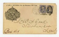 NEW YORK N.Y.-1c SMALL BANKNOTE(pair)-Sc#219-JUN/29/90-THE SARTORIAL ...