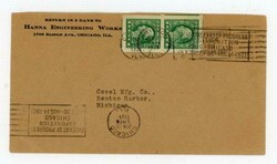 CHICAGO ILLINOIS-JUN/22/1921-PAGEANT OF PROGRESS SLOGAN ...