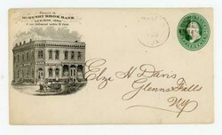 DENISON(Crawford County)IOWA-POSTAL ENVELOPE-CIRCA 1878-PRIVATE ...