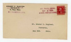 ST.PAUL.MINN.-SEP/5/1925-STATE FAIR GROUNDS(magenta)-TO FOSTRIA ...