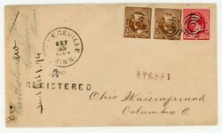 COLLEGEVILLE(Stearns County)MINNESOTA-SEP/25/1894-REGISTERED-SMALL ...