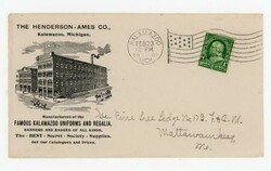 KALAMAZOO(Kalamazoo County)MICHIGAN-Sc#279-FEB/23/1901-FLAG ...