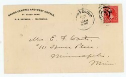 ST CLOUD(Stearns County)MINNESOTA-AUG/16/1896-GRABD CENTRAL AND WEST ...