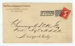 ST LOUIS MISSOURI-DEC/19/95-THE WALBASH RAILROAD COMPANY C/C-TO N.Y.C ...