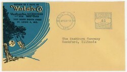 SAINT LOUIS MISSOURI-POSTAL METER-APR/28/54-WELSH CO.-ILLUSTRATED ...