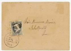SHELBYVILLE(Shelby County)MISSOURI-FEB/14/1882(faint)-EMBOSSED ...